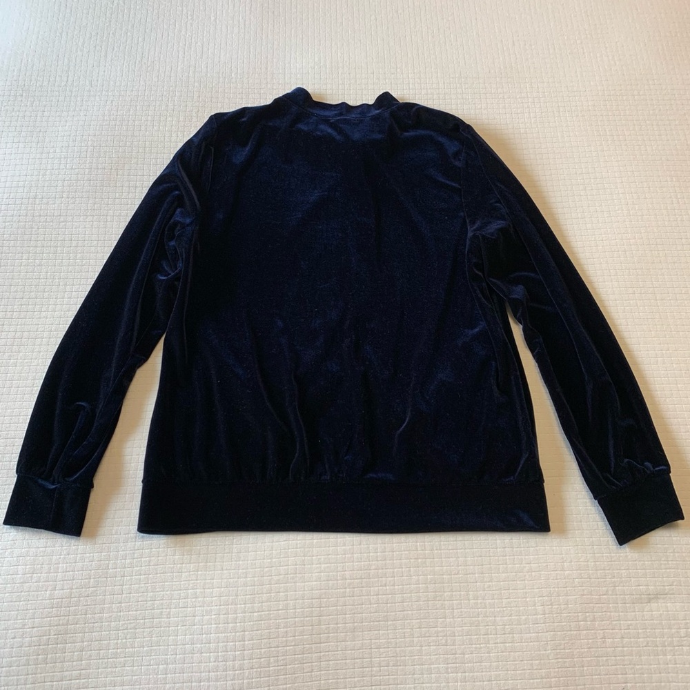 BP midnight blue velour jacket - Picture 5 of 10